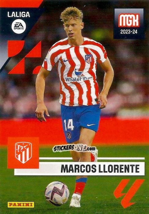 Sticker Marcos Llorente - LaLiga 2023-2024. Megacracks n. 83 - Panini