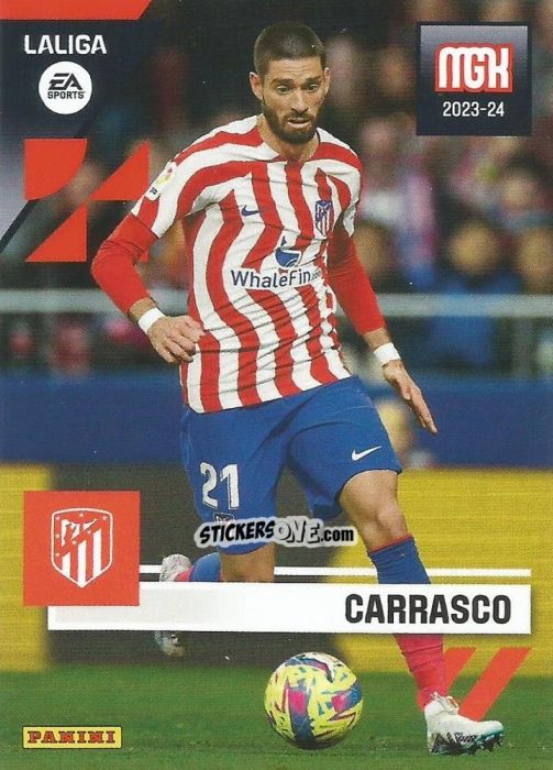 Sticker Carrasco - LaLiga 2023-2024. Megacracks n. 86 - Panini
