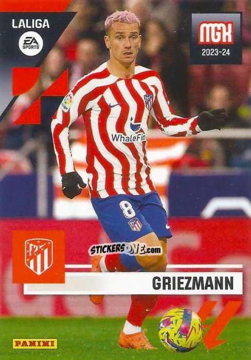 Sticker Griezmann - LaLiga 2023-2024. Megacracks n. 89 - Panini