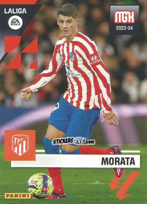 Sticker Morata - LaLiga 2023-2024. Megacracks n. 90 - Panini