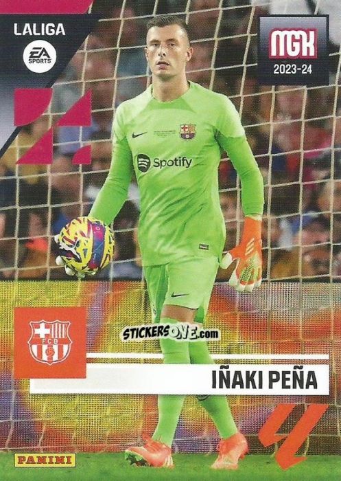 Sticker Iñaki Peña - LaLiga 2023-2024. Megacracks n. 93 - Panini