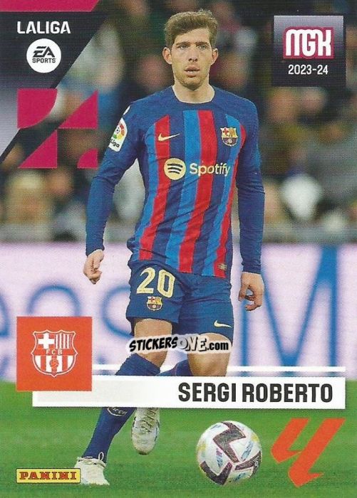 Sticker Sergi Roberto - LaLiga 2023-2024. Megacracks n. 94 - Panini