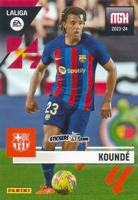 Sticker Koundé - LaLiga 2023-2024. Megacracks n. 95 - Panini