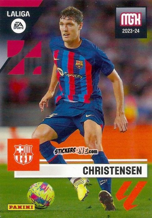 Sticker Christensen - LaLiga 2023-2024. Megacracks n. 96 - Panini