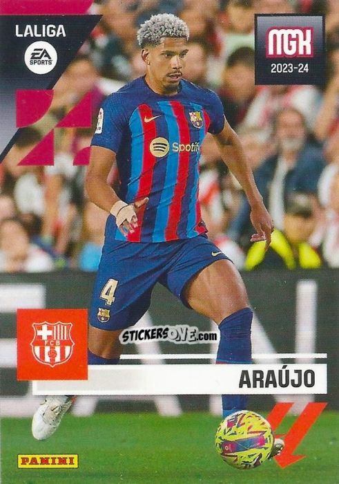 Sticker Araújo - LaLiga 2023-2024. Megacracks n. 97 - Panini