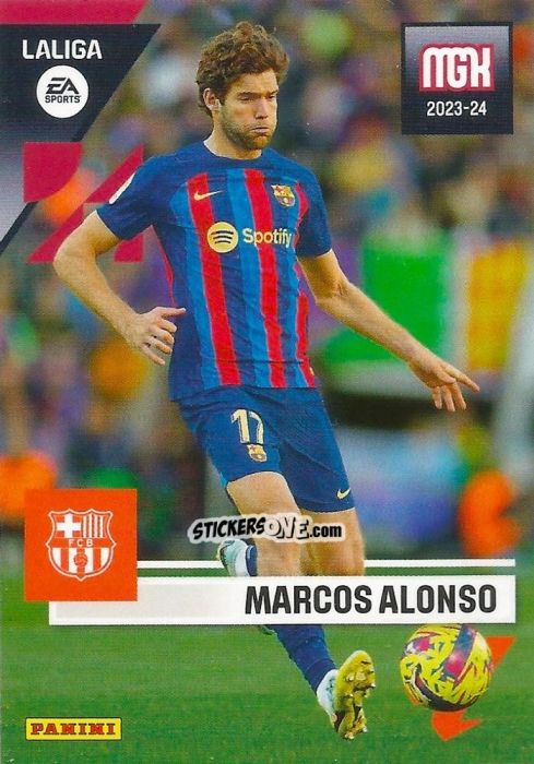 Figurina Marcos Alonso - LaLiga 2023-2024. Megacracks n. 98 - Panini