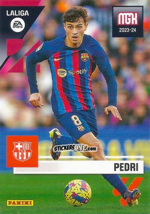Sticker Pedri - LaLiga 2023-2024. Megacracks n. 103 - Panini