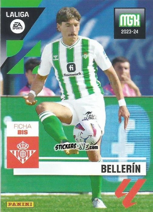Sticker Bellerin - LaLiga 2023-2024. Megacracks n. 112bis - Panini