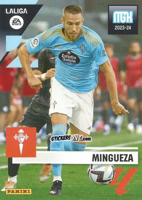 Figurina Mingueza - LaLiga 2023-2024. Megacracks n. 151 - Panini
