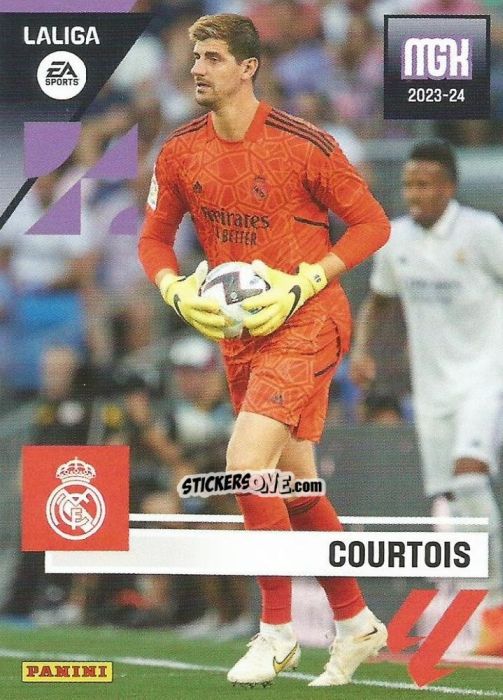 Sticker Courtois - LaLiga 2023-2024. Megacracks n. 236 - Panini