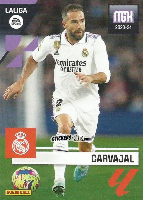 Sticker Carvajal - LaLiga 2023-2024. Megacracks n. 238 - Panini