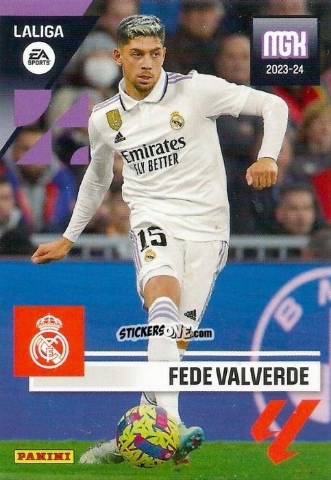 Figurina Fede Valverde - LaLiga 2023-2024. Megacracks n. 247 - Panini