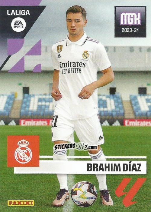 Sticker Brahim Díaz - LaLiga 2023-2024. Megacracks n. 249 - Panini