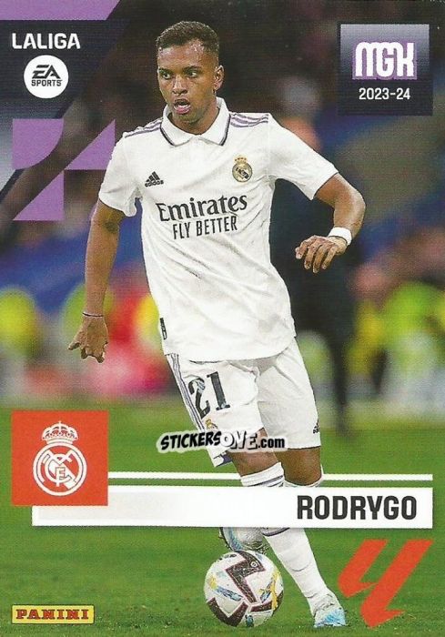 Sticker Rodrygo - LaLiga 2023-2024. Megacracks n. 250 - Panini