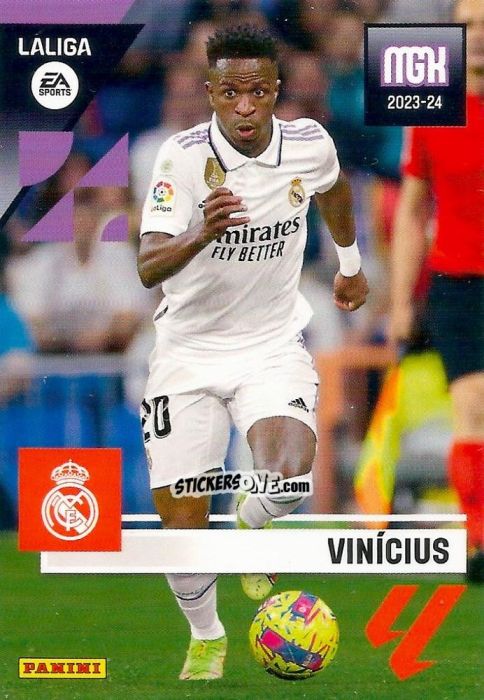 Sticker Vinícius - LaLiga 2023-2024. Megacracks n. 252 - Panini