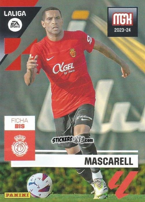 Sticker Mascarell - LaLiga 2023-2024. Megacracks n. 266bis - Panini