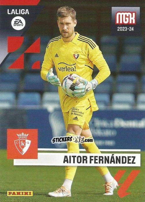 Sticker Aitor Fernández - LaLiga 2023-2024. Megacracks n. 273 - Panini