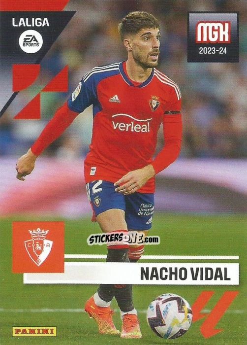 Sticker Nacho Vidal - LaLiga 2023-2024. Megacracks n. 275 - Panini