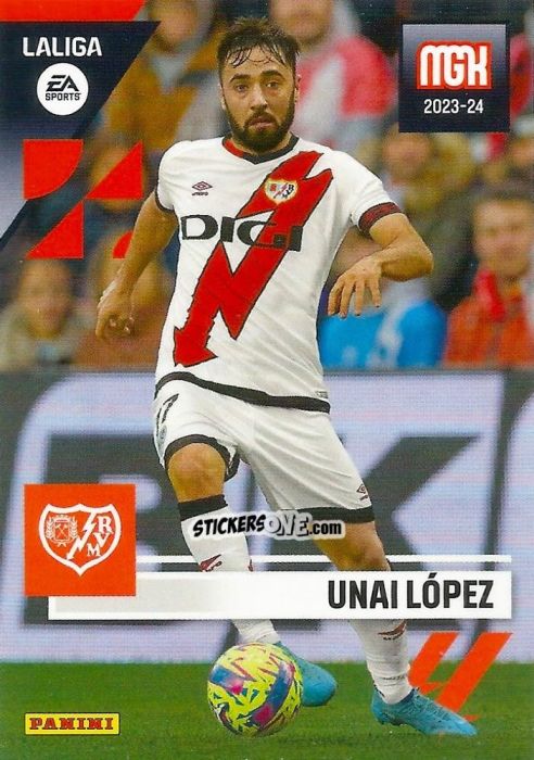 Sticker Unai López - LaLiga 2023-2024. Megacracks n. 297 - Panini