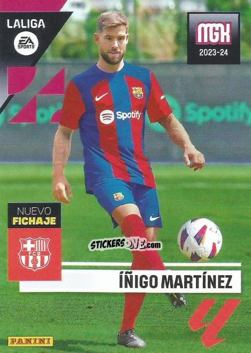 Figurina Inigo Martinez - LaLiga 2023-2024. Megacracks n. 451 - Panini