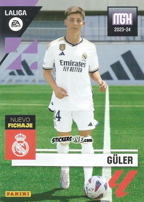 Figurina Güler - LaLiga 2023-2024. Megacracks n. 461 - Panini