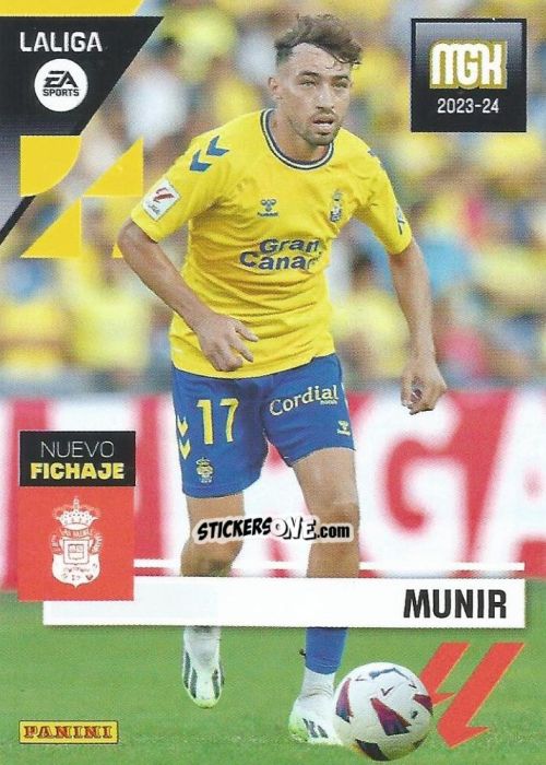 Sticker Munir - LaLiga 2023-2024. Megacracks n. 474 - Panini