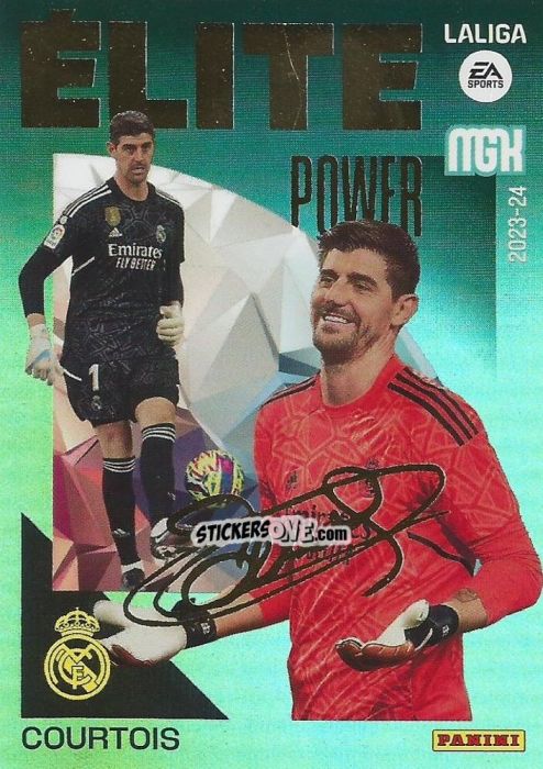 Sticker Courtois - LaLiga 2023-2024. Megacracks n. 2p - Panini