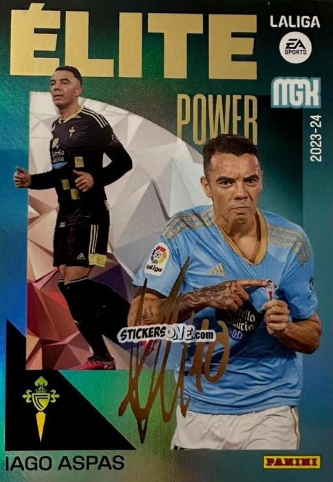 Sticker Iago Aspas - LaLiga 2023-2024. Megacracks n. 7p - Panini