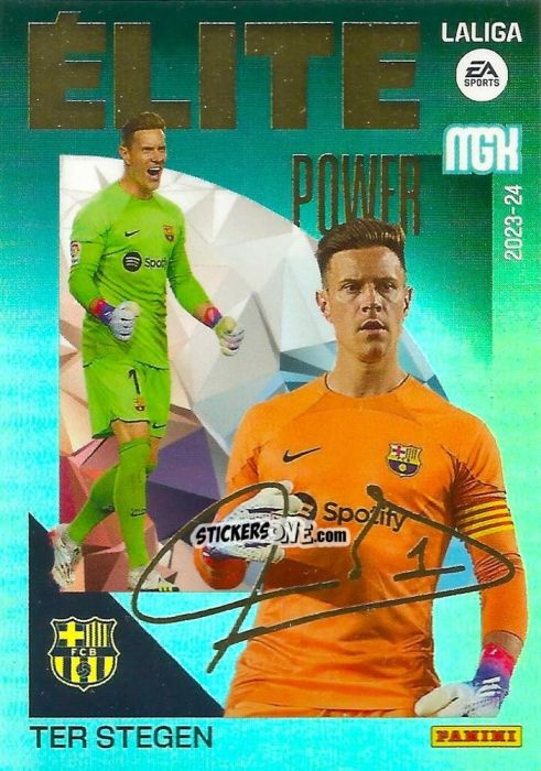 Sticker Ter Stegen - LaLiga 2023-2024. Megacracks n. 14p - Panini