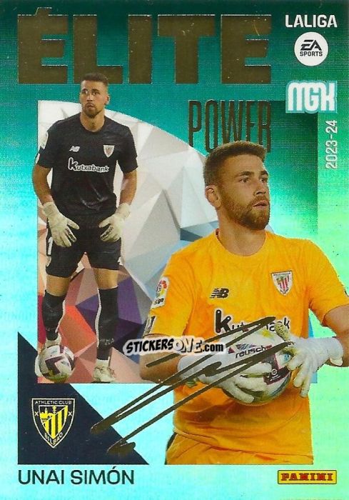 Sticker Unai Simón - LaLiga 2023-2024. Megacracks n. 15p - Panini