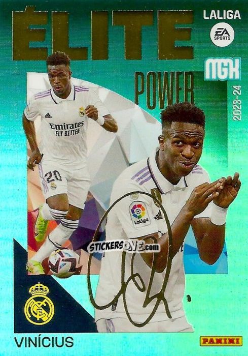 Sticker Vinicius - LaLiga 2023-2024. Megacracks n. 16p - Panini