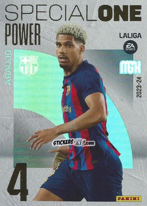 Sticker Araújo - LaLiga 2023-2024. Megacracks n. 382p - Panini