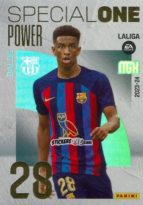 Sticker Balde - LaLiga 2023-2024. Megacracks n. 385p - Panini