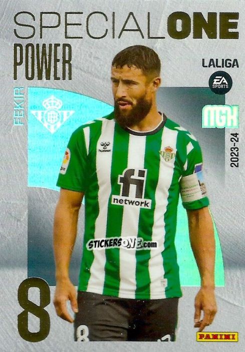 Sticker Fekir - LaLiga 2023-2024. Megacracks n. 391p - Panini