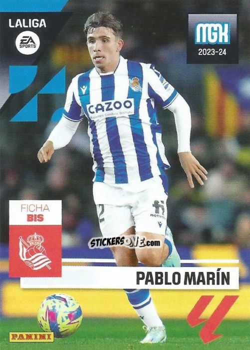 Figurina Pablo Marin - LaLiga 2023-2024. Megacracks n. 320bis - Panini