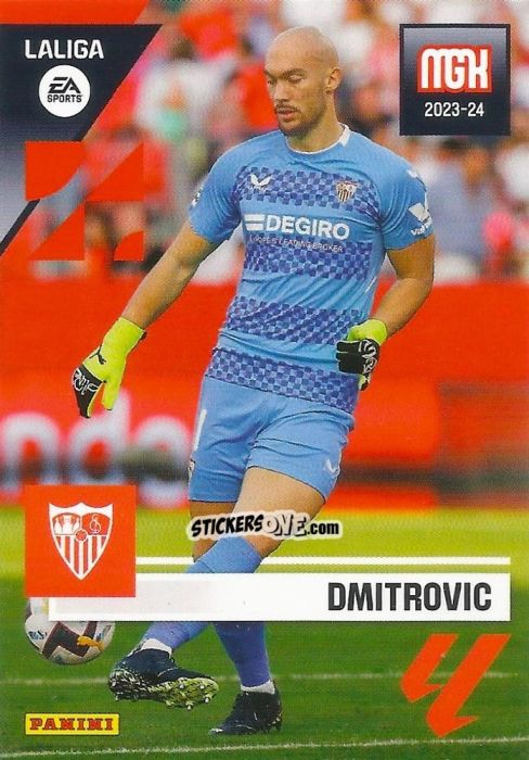 Sticker Dmitrovic - LaLiga 2023-2024. Megacracks n. 327 - Panini
