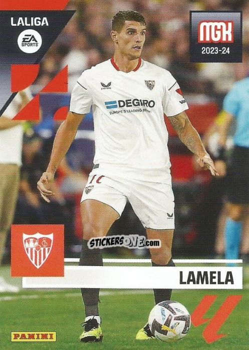 Sticker Lamela - LaLiga 2023-2024. Megacracks n. 338 - Panini