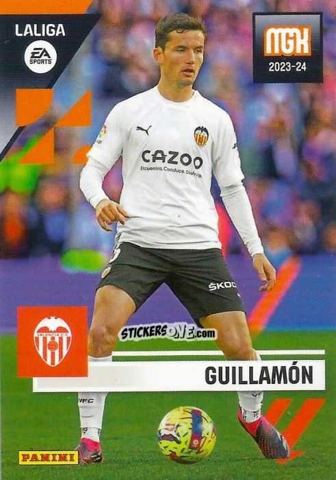 Sticker Guillamón - LaLiga 2023-2024. Megacracks n. 352 - Panini