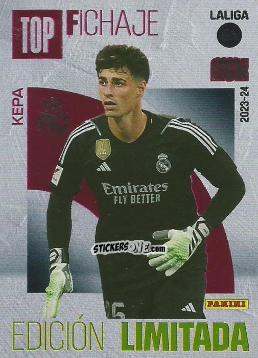 Figurina Kepa - LaLiga 2023-2024. Megacracks n. LE-KE - Panini