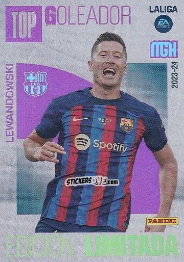 Sticker Lewandowski - LaLiga 2023-2024. Megacracks n. LE-RL - Panini