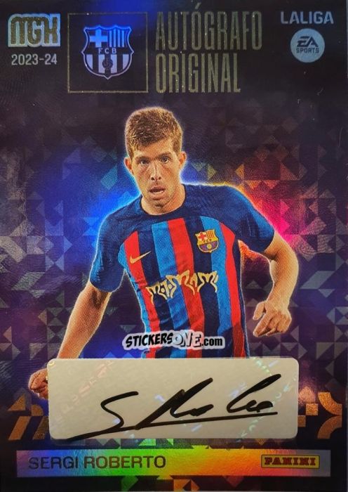 Sticker Sergi Roberto - LaLiga 2023-2024. Megacracks n. A3 - Panini