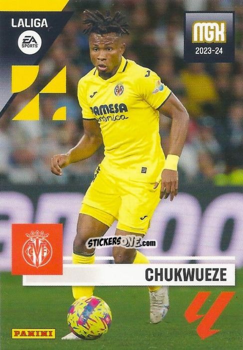 Figurina Chukwueze - LaLiga 2023-2024. Megacracks n. 378 - Panini