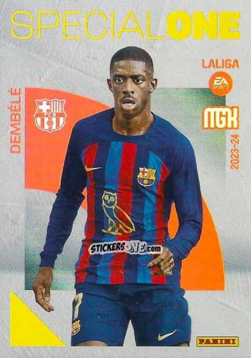 Sticker Dembélé - LaLiga 2023-2024. Megacracks n. 390 - Panini