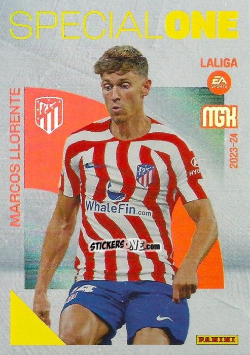 Sticker Marcos Llorente - LaLiga 2023-2024. Megacracks n. 398 - Panini