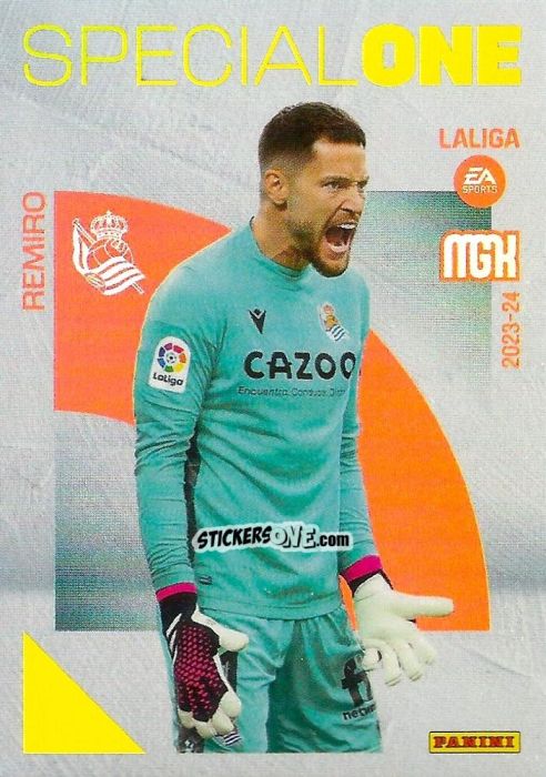 Sticker Remiro - LaLiga 2023-2024. Megacracks n. 402 - Panini