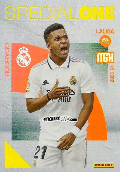 Sticker Rodrygo - LaLiga 2023-2024. Megacracks n. 403 - Panini