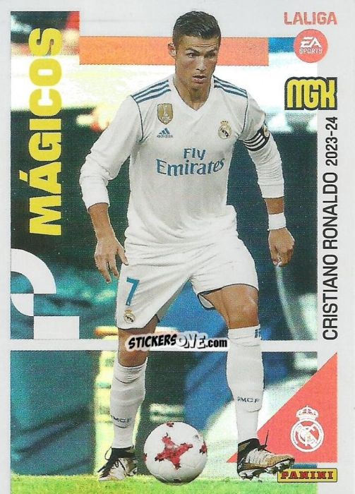 Figurina Cristiano Ronaldo - LaLiga 2023-2024. Megacracks n. 435 - Panini