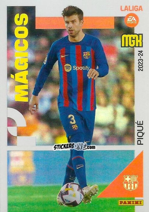 Sticker Piqué - LaLiga 2023-2024. Megacracks n. 440 - Panini