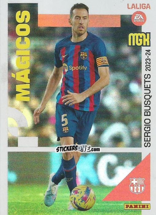 Sticker Sergio Busquets - LaLiga 2023-2024. Megacracks n. 441 - Panini