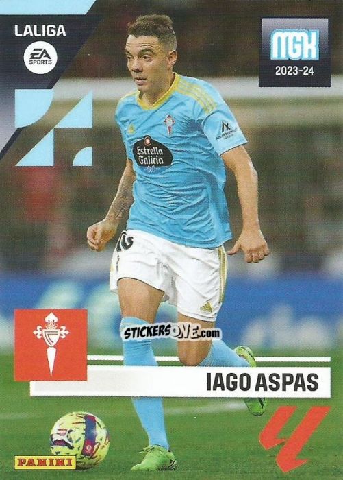 Sticker Iago Aspas - LaLiga 2023-2024. Megacracks n. 159 - Panini